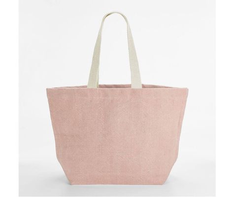 SOFT WASHED JUTE BEACH BAG