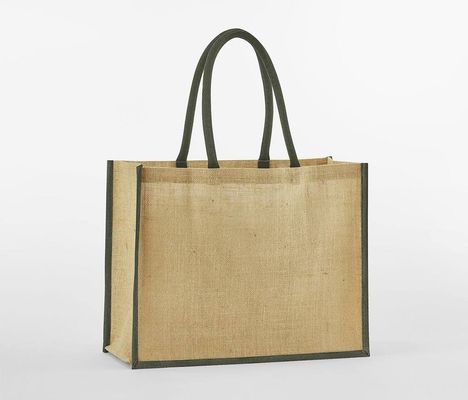 NATURAL STARCHED JUTE CLASSIC SHOPPER