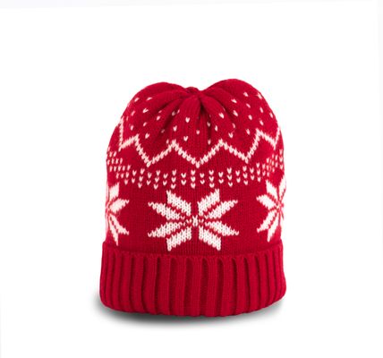 Bonnet à motifs Noël
