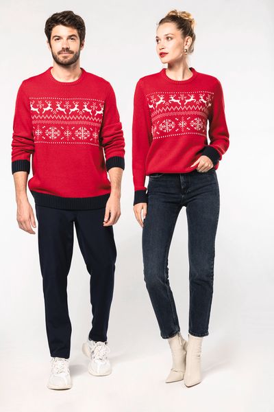 Pullover de Noël motif rennes