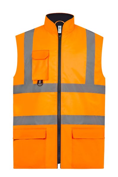Bodywarmer rembourré haute visibilité