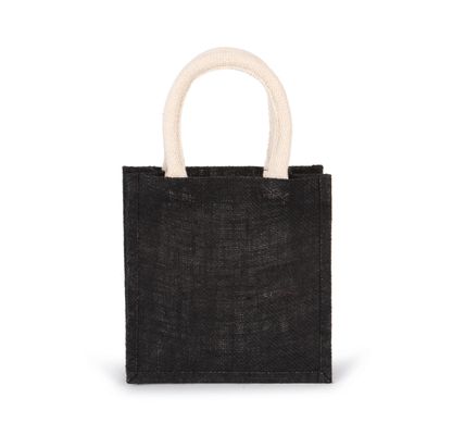Sac style cabas en toile de jute - petit modèle