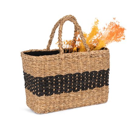 Sac panier en jonc de mer