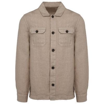 Surchemise délavée en lin homme Spasso
