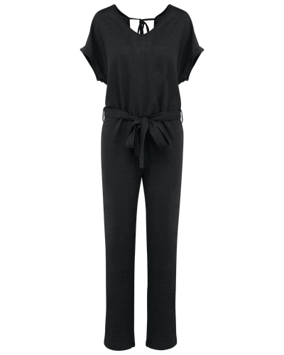 Combinaison en maille manches courtes en lin femme Spasso
