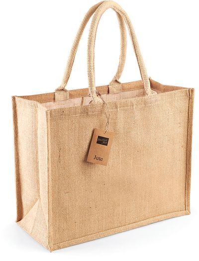 Sac shopping classique en jute