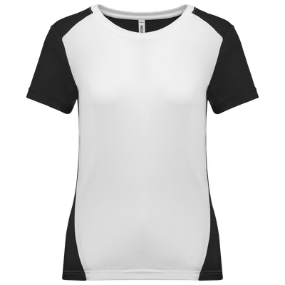 T-shirt de sport écoresponsable bicolore femme PROACT®