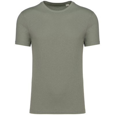 T-shirt écoresponsable en coton bio et lin unisexe Spasso