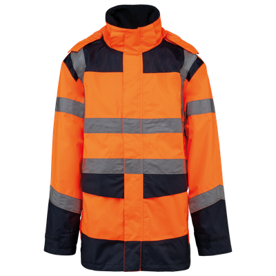 Parka de sécurité recyclée 4 en 1 unisexe WK. Designed To Work