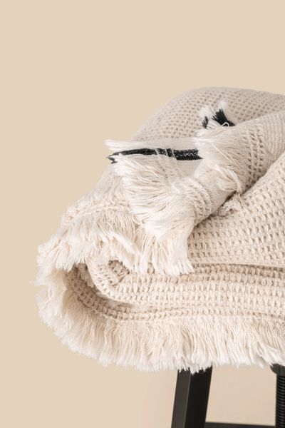 Plaid nid d'abeille Spasso
