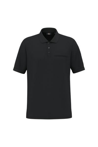 Polo unisexe écoresponsable avec poche poitrine WK. Designed To Work