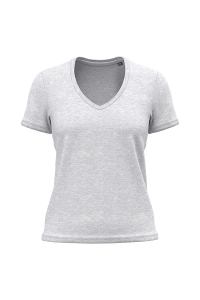 T-shirt BIO150 col V femme Kariban