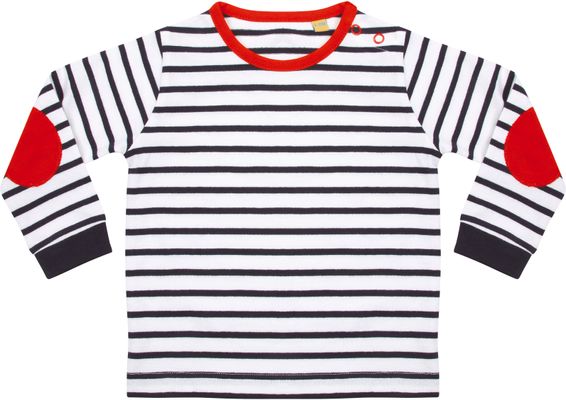 T-shirt manches longues à rayures
