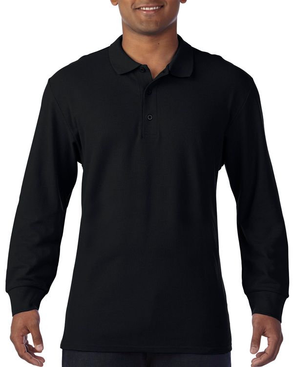 Gildan polo sales premium cotton