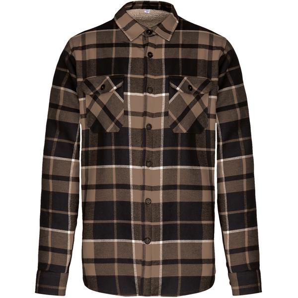 couleur Camel / Black Checked