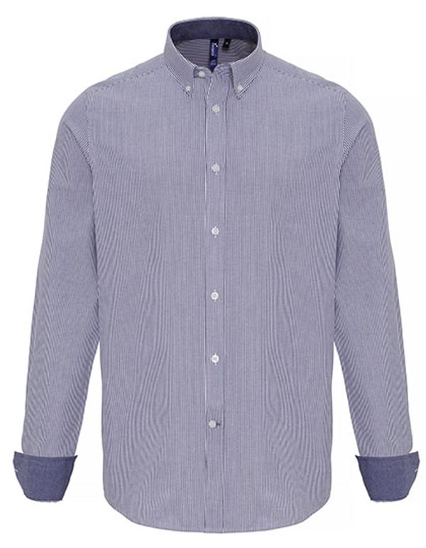 couleur Navy (ca. Pantone 2380) / White