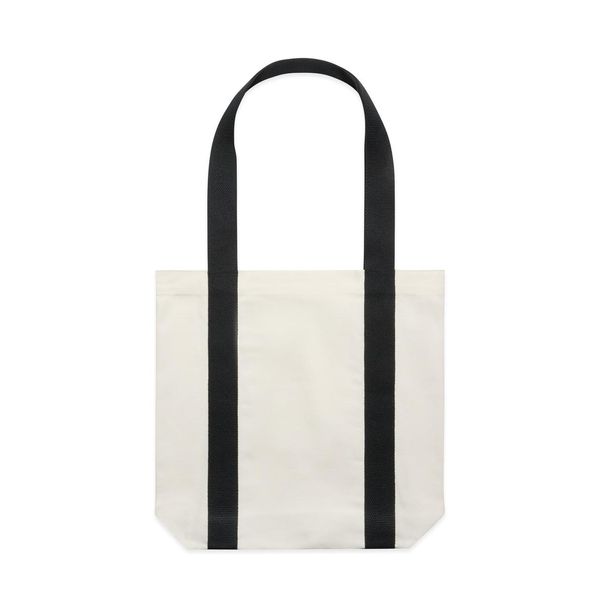 Two-Tone Carrie Tote CREAM/BLACK AS Colour