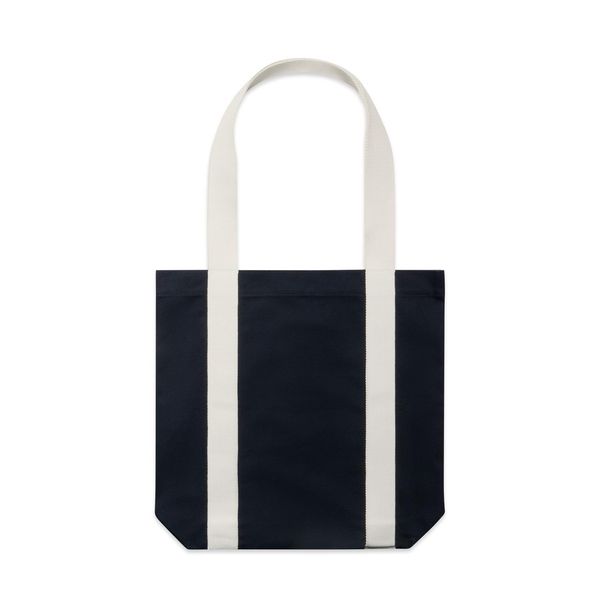 Two-Tone Carrie Tote NAVY/CREAM AS Colour