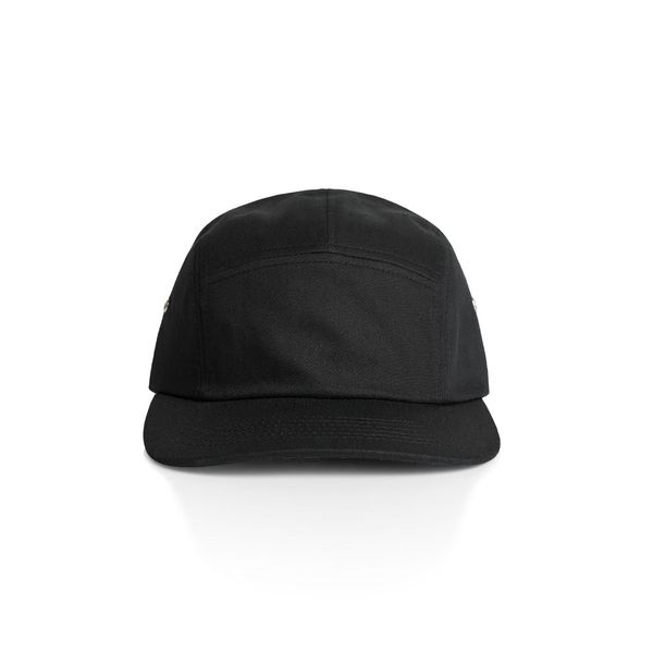 Finn Five Panel Cap BLACK AS Colour
