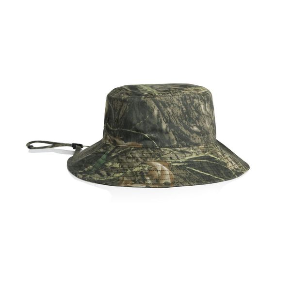 Wide Brim Camo Bucket Hat TREE CAMO AS Colour