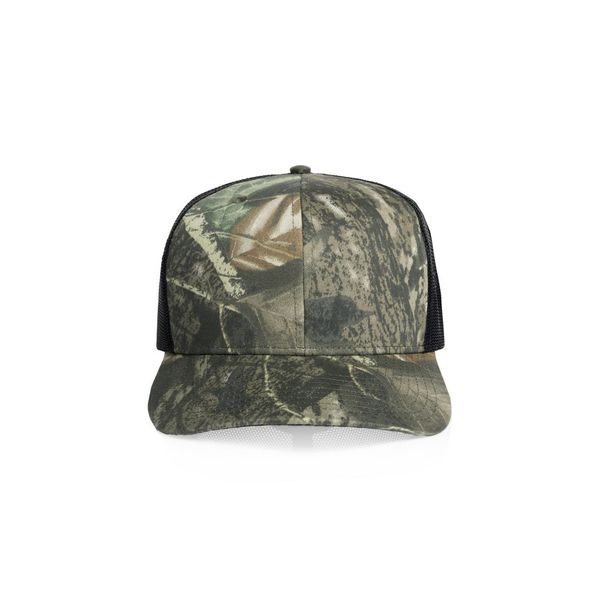 Mesh Contrast Camo Cap TREE CAMO/BLACK AS Colour