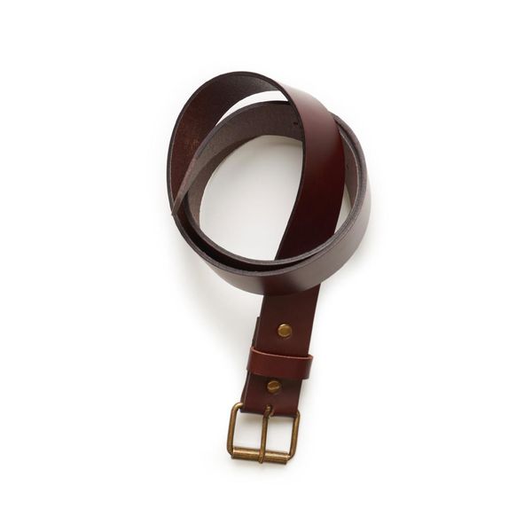 Leather Belt BROWN AS Colour