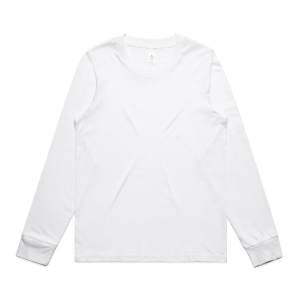 Wo's Maple L/S Tee WHITE AS Colour