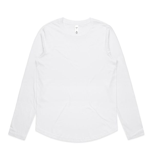 Wo's Maple Curve L/S Tee WHITE AS Colour