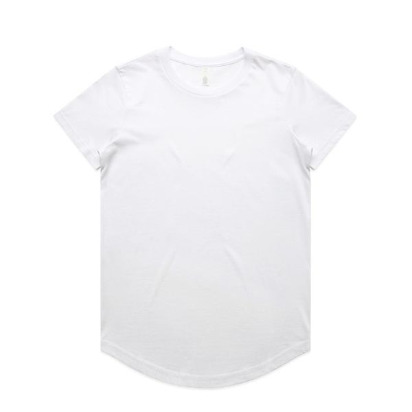 Wo's Maple Curve Tee WHITE AS Colour
