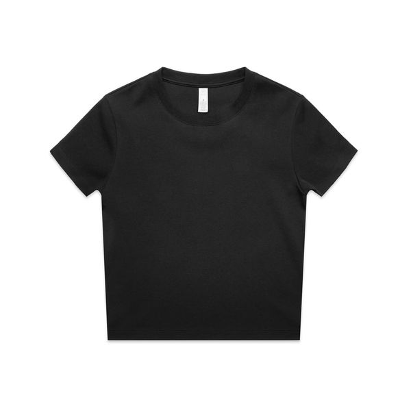 Wo's Organic Mini Tee BLACK AS Colour