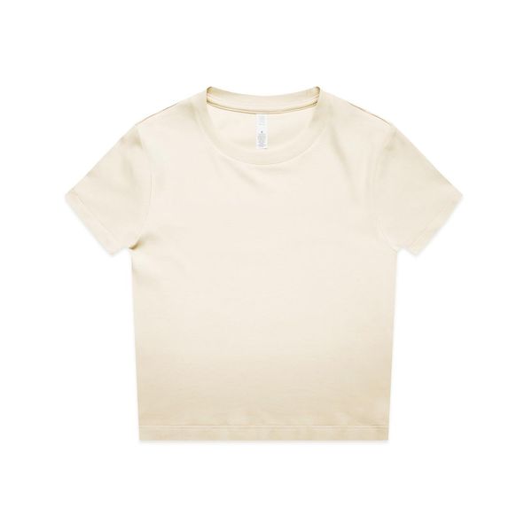 Wo's Organic Mini Tee ECRU AS Colour