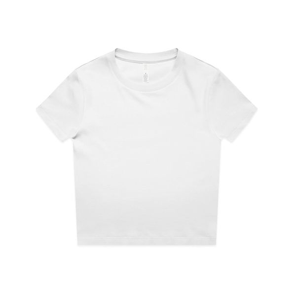 Wo's Organic Mini Tee WHITE AS Colour