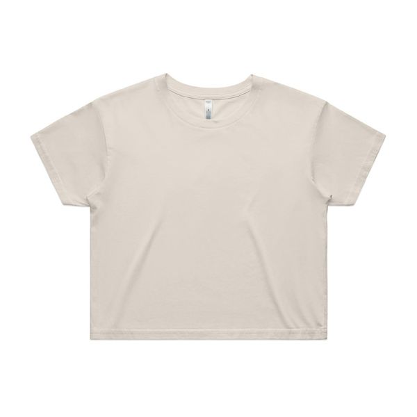 Wo's Crop Tee BONE AS Colour