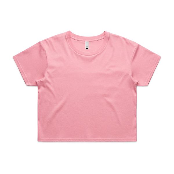 Wo's Crop Tee BUBBLEGUM AS Colour