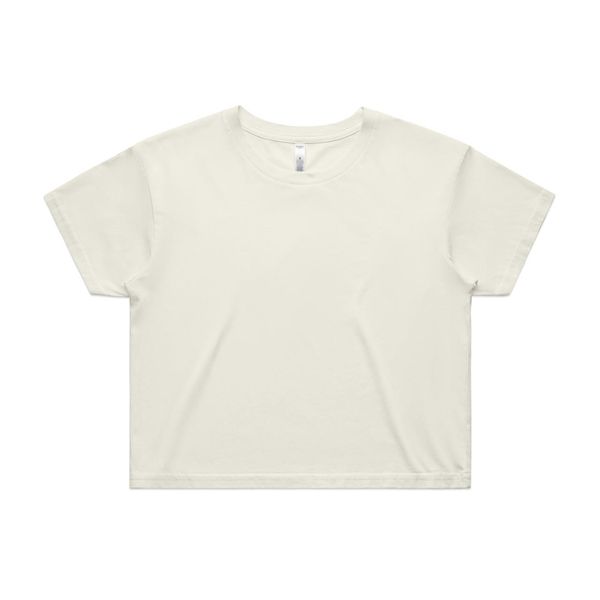 Wo's Crop Tee ECRU AS Colour