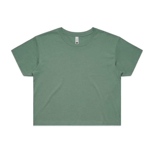 Wo's Crop Tee SAGE AS Colour