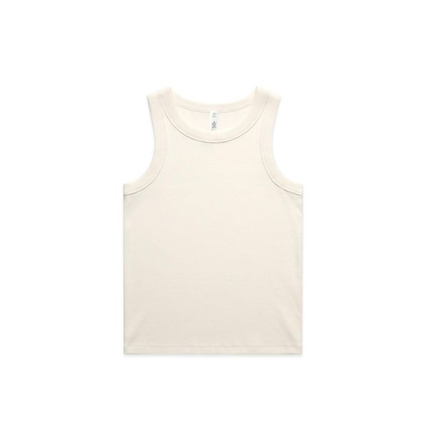 Wo's Organic Rib Tank ECRU AS Colour