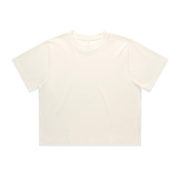 Wo's Classic Crop Tee ECRU AS Colour