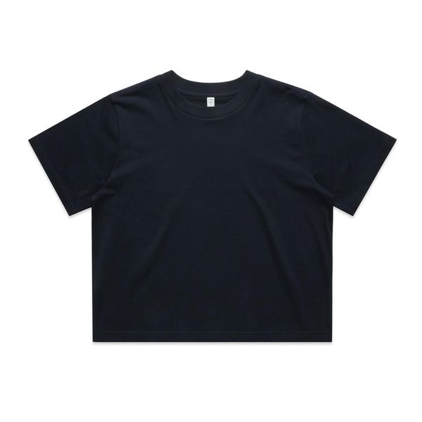Wo's Classic Crop Tee NAVY AS Colour