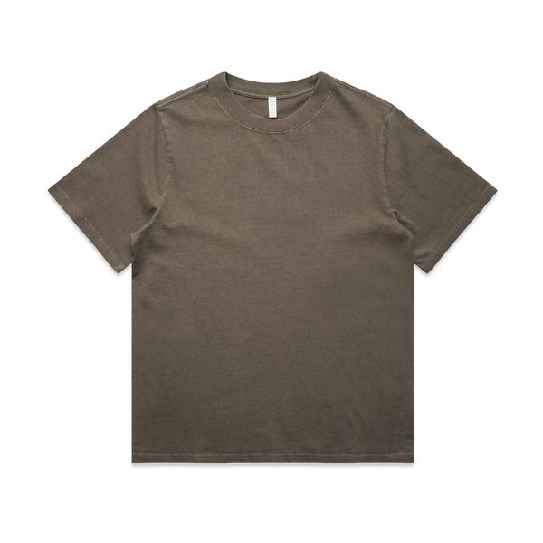 Wo's Heavy Faded Tee FADED BROWN AS Colour