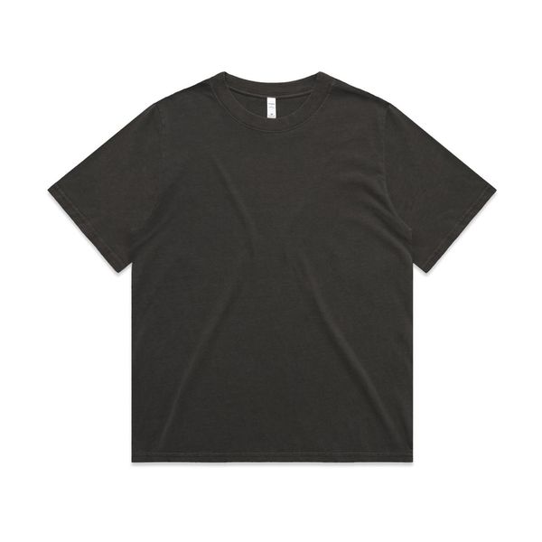 Wo's Heavy Faded Tee FADED COAL AS Colour