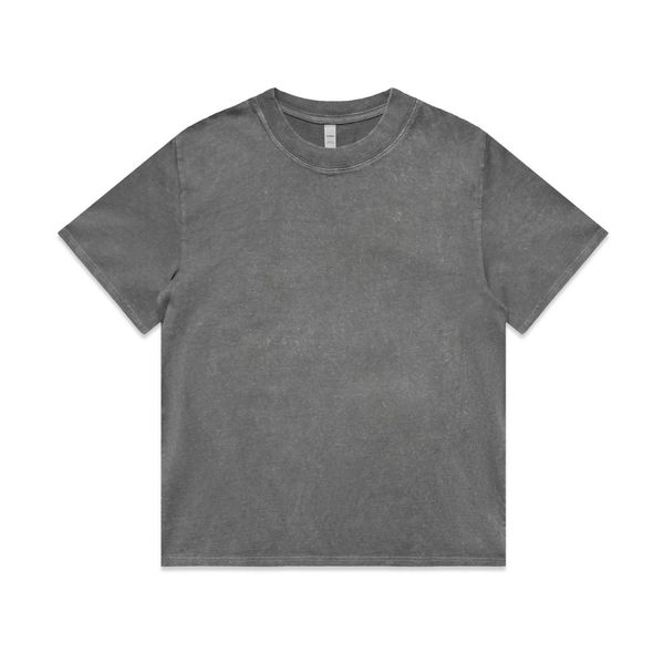 Wo's Stone Wash Heavy Tee COAL STONE AS Colour