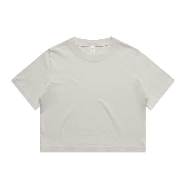Wo's Heavy Faded Crop Tee FADED BONE AS Colour