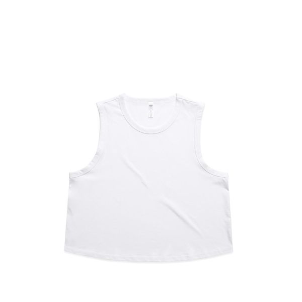 Wo's Martina Crop Tank WHITE AS Colour