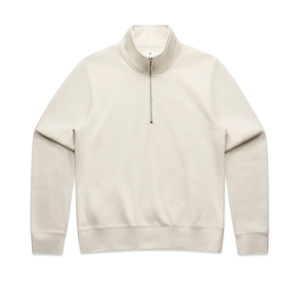 Wo's Stencil Half Zip Crew ECRU AS Colour