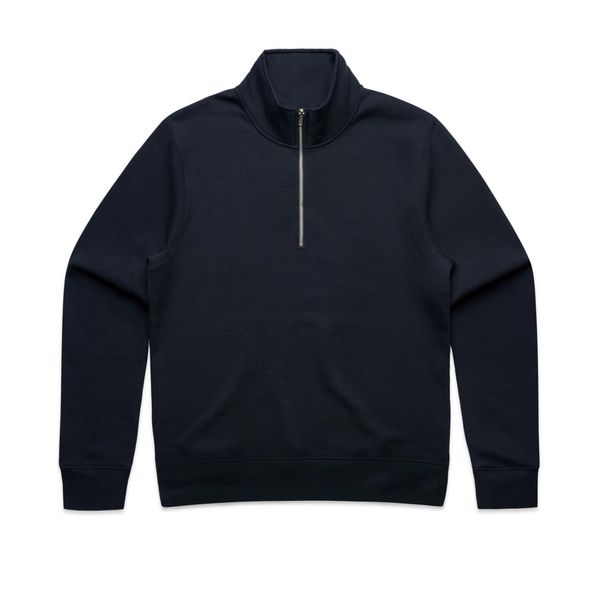 Wo's Stencil Half Zip Crew NAVY AS Colour