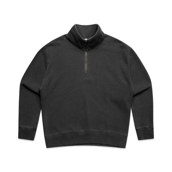 Wo's Relax Faded Half Zip FADED BLACK AS Colour