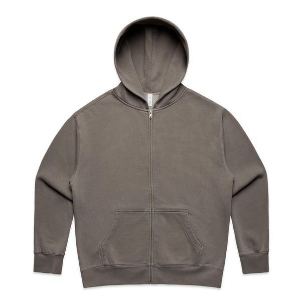 Wo's Relax Faded Zip Hood FADED GREY AS Colour