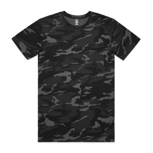 Staple Camo Tee BLACK CAMO AS Colour