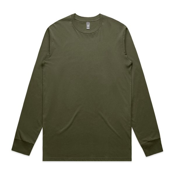 Staple L/S  Tee ARMY AS Colour